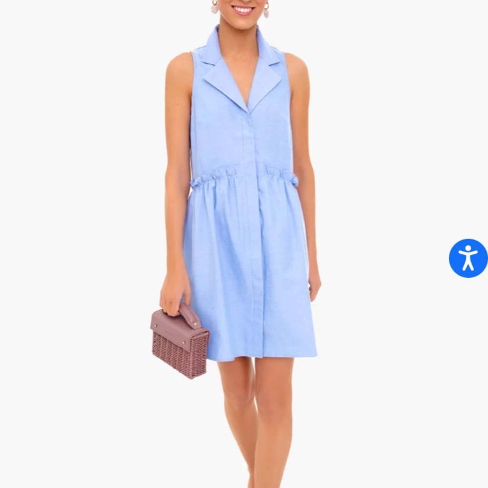 Tuckernuck Royal Sleeveless Shirtdress - Size M